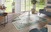 NorthRugs twin supreme borbon green cream Green Living Room Striped Rug.