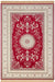 Nouristan naveh antik medallion red Red Living Room Moroccan Rug.