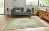 Nouristan naveh antik nain ivory green Green Living Room Moroccan Rug.