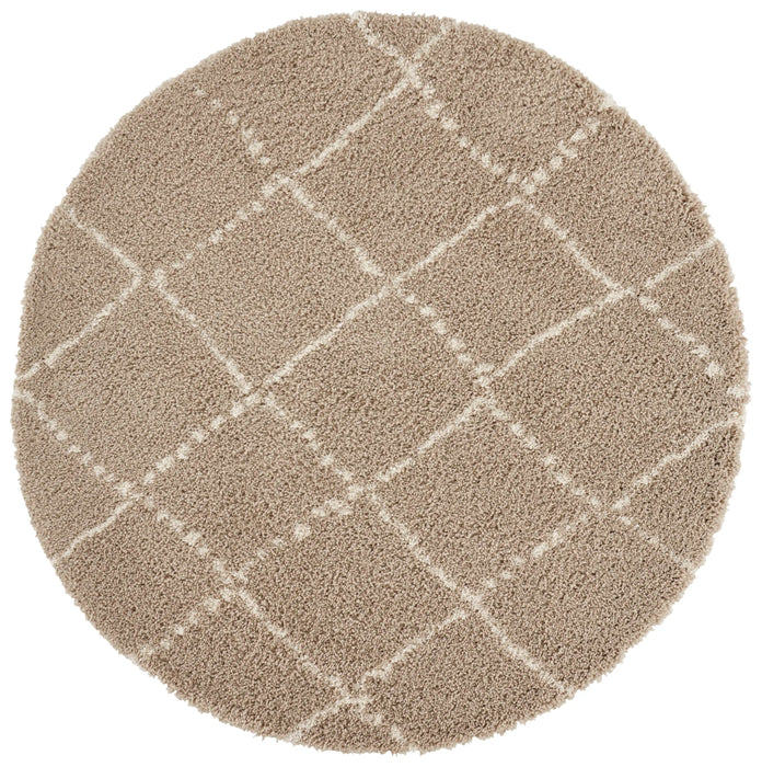 Mint Rugs allure hash beige cream Beige, Ivory, Multicoloured Living Room  Rug.
