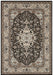 Nouristan mirkan isfahan cream brown Brown Living Room Moroccan Rug.