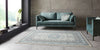 Nouristan mirkan tabriz cream sky blue Blue, Cream Living Room Moroccan Rug.