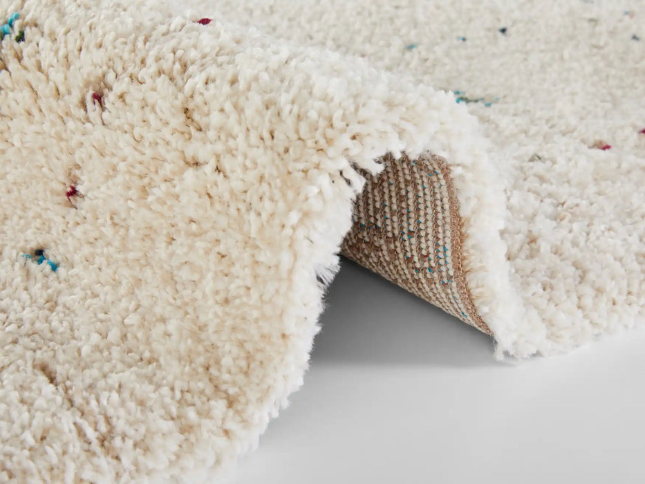 Mint Rugs nomadic hh 104888 cream Cream Living Room Moroccan Rug.