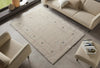 Mint Rugs nomadic hh 104888 cream Cream Living Room Moroccan Rug.