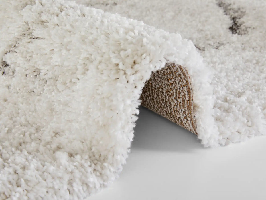 Mint Rugs nomadic hh 104892 cream grey Grey, Cream Living Room Moroccan Rug.