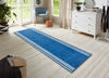 Hanse Home basic casa jeans Blue Living Room Geometric Rug.
