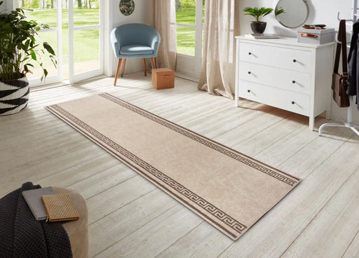 Hanse Home basic casa ivory Ivory Living Room Geometric Rug.