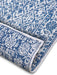 NorthRugs twin curacao ocean Blue Living Room  Rug.