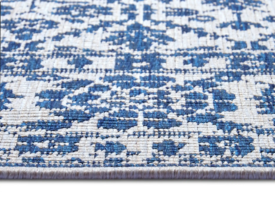 NorthRugs twin curacao ocean Blue Living Room  Rug.