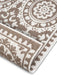 NorthRugs twin supreme jardin linen Brown Living Room Striped Rug.