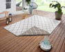 NorthRugs twin malaga linen Brown, Ivory Living Room  Rug.