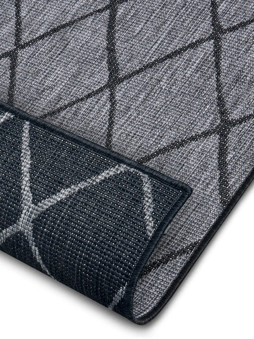 NorthRugs twin malaga night silver Grey Living Room  Rug.