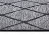 NorthRugs twin malaga night silver Grey Living Room  Rug.