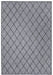 NorthRugs twin malaga night silver Grey Living Room  Rug.