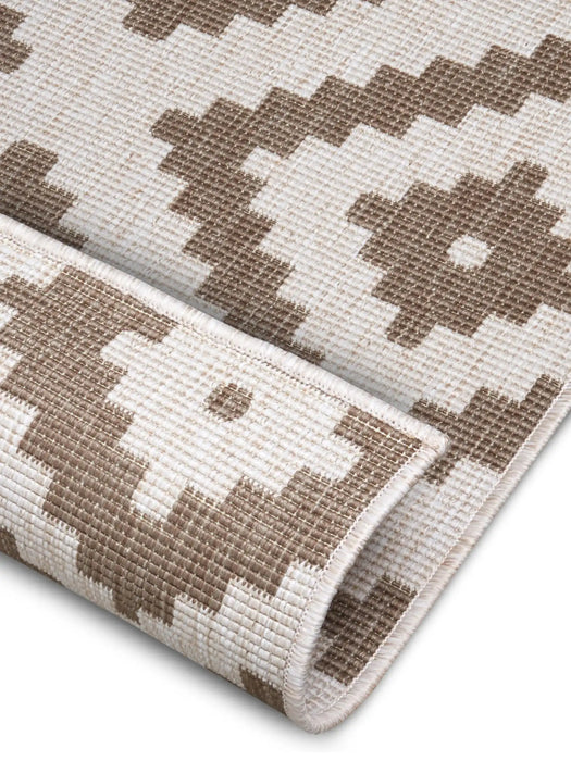 NorthRugs twin malta linen Brown, Ivory Living Room  Rug.