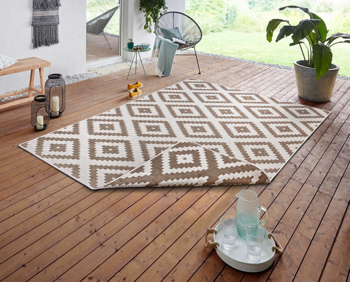 Twin 105460 Malta Linen Brown, Ivory Rug — RugsDirect Online