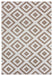 NorthRugs twin malta linen Brown, Ivory Living Room  Rug.