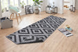 NorthRugs twin malta night silver Grey Living Room  Rug.
