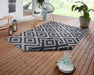NorthRugs twin malta night silver Grey Living Room  Rug.