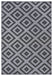 NorthRugs twin malta night silver Grey Living Room  Rug.