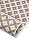 NorthRugs twin nizza linen Brown, Ivory Living Room  Rug.
