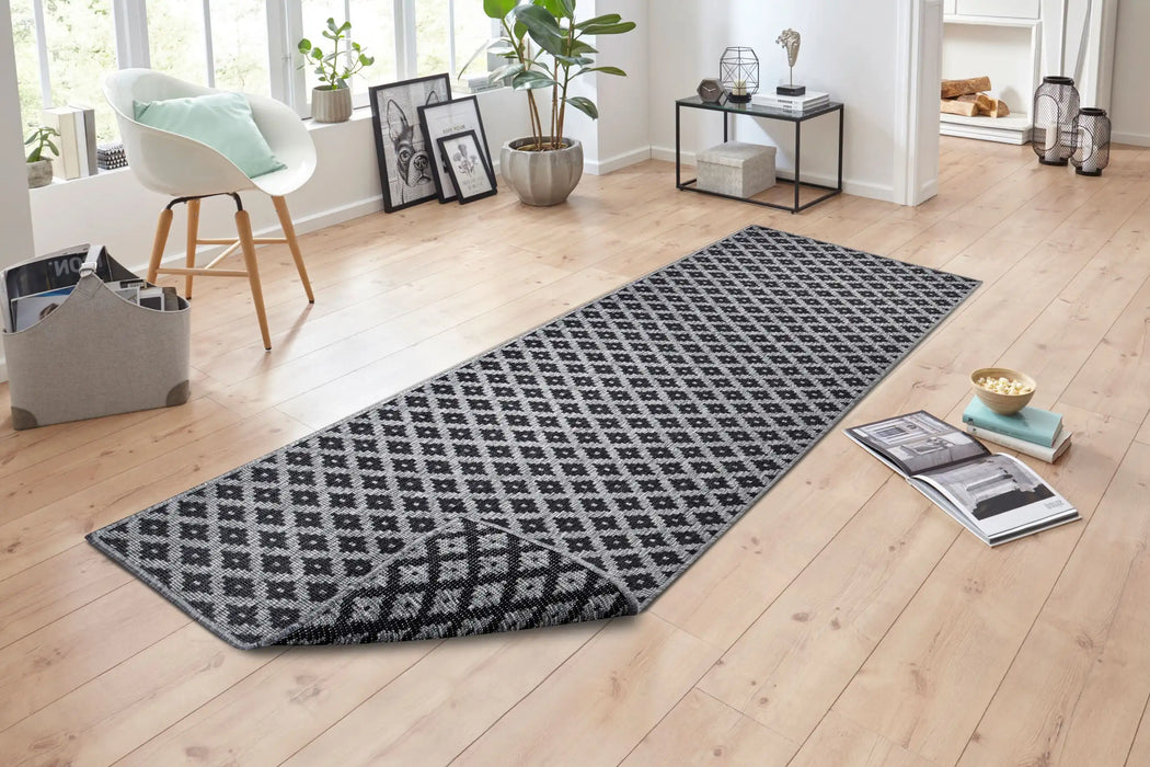 NorthRugs twin nizza night silver Grey Living Room  Rug.
