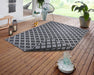 NorthRugs twin nizza night silver Grey Living Room  Rug.