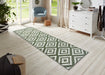Hanse Home basic nordic green Green Living Room Geometric Rug.