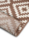 Hanse Home basic nordic taupe Brown Living Room Geometric Rug.