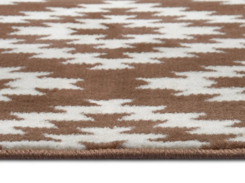 Hanse Home basic nordic taupe Brown Living Room Geometric Rug.