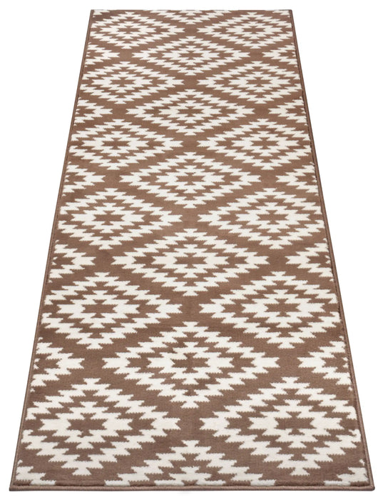 Hanse Home basic nordic taupe Brown Living Room Geometric Rug.