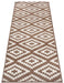 Hanse Home basic nordic taupe Brown Living Room Geometric Rug.