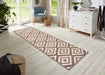 Hanse Home basic nordic taupe Brown Living Room Geometric Rug.