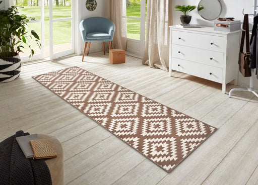 Hanse Home basic nordic taupe Brown Living Room Geometric Rug.