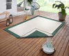 NorthRugs twin panama green Green, Ivory Living Room  Rug.