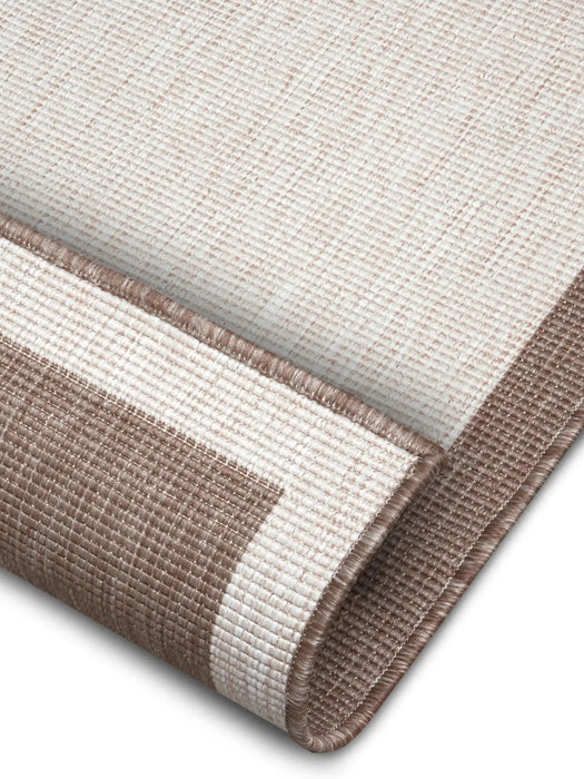 NorthRugs twin panama linen Brown, Ivory Living Room  Rug.