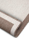 NorthRugs twin panama linen Brown, Ivory Living Room  Rug.