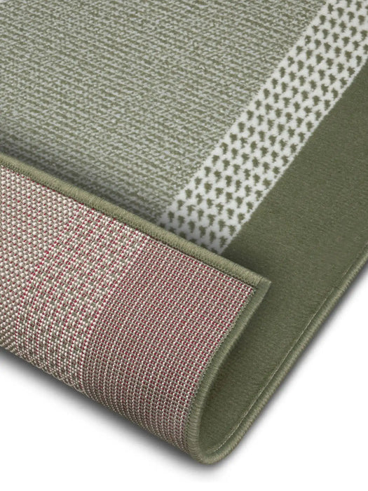 Hanse Home basic band green Green Living Room Geometric Rug.