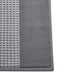 Hanse Home basic band light grey Grey Living Room Geometric Rug.