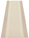 Hanse Home basic band ivory Ivory Living Room Geometric Rug.