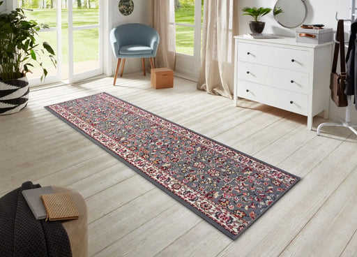 Hanse Home basic vintage grey Grey, Multicoloured Living Room Geometric Rug.