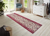 Hanse Home basic vintage cream red Red, Cream Living Room Geometric Rug.