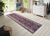 Hanse Home basic vintage navy Navy Living Room Geometric Rug.