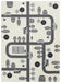 Hanse Home adventures hanse home town cream Grey, Cream Living Room  Rug.