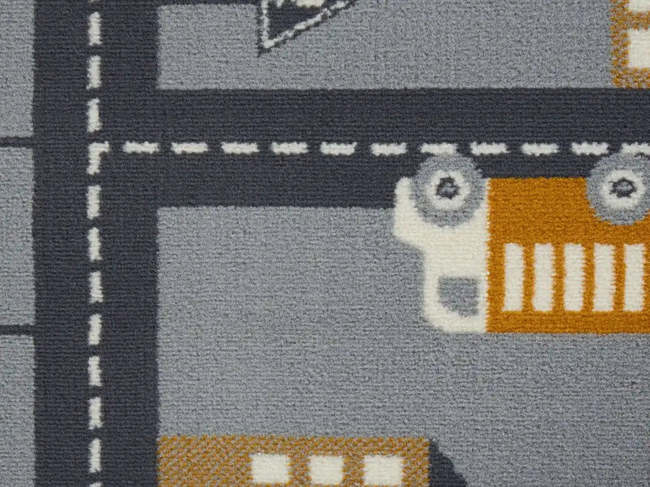Hanse Home adventures hanse home town grey mustard Grey, Yellow Living Room  Rug.