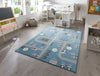 Hanse Home adventures hanse home town sky blue Blue Living Room  Rug.