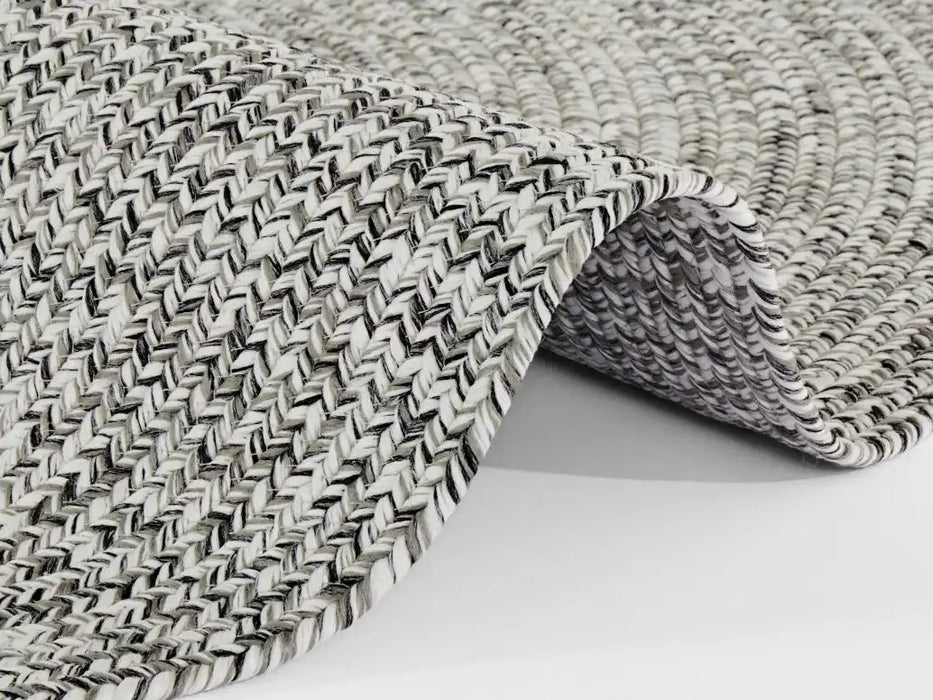 NorthRugs braided trenzado melange Multicoloured, Cream Living Room  Rug.