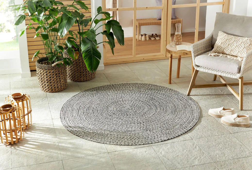 NorthRugs braided trenzado melange Multicoloured, Cream Living Room  Rug.