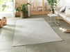 NorthRugs braided trenzado light melange Ivory, Cream Living Room  Rug.