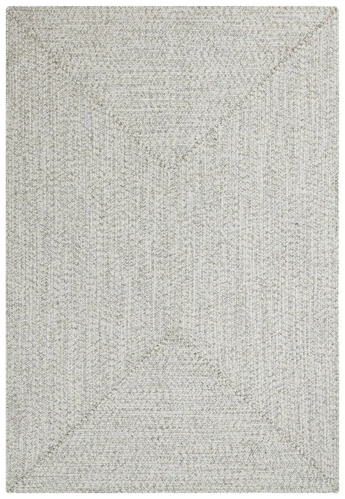 NorthRugs braided trenzado light melange Ivory, Cream Living Room  Rug.